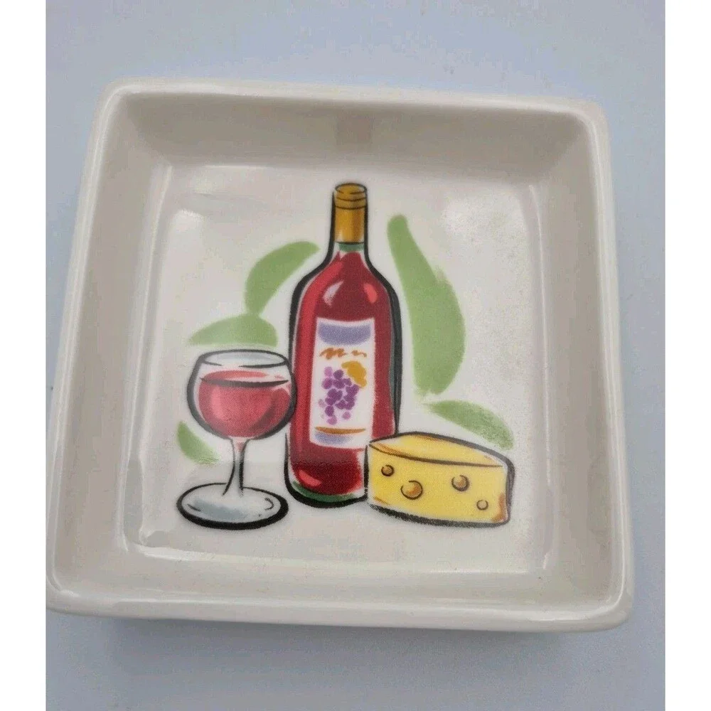 Vintage  Avon Party Crudité Cracker or Bread & Toppings Servers Trays Great Cond